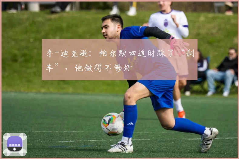 李-迪克逊：帕尔默回追时踩了“刹车”，他做得不够好